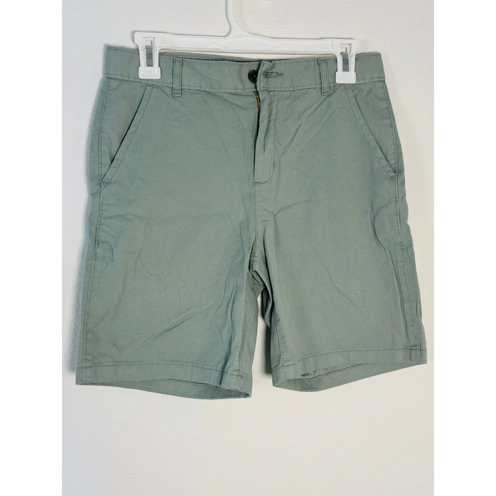The Childrens Place Boys Sage Green Chino Shorts Size 14 NWT Cotton Twill Casual
